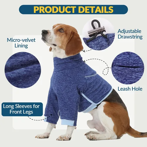 Vista 3 de ROZKITCH Funda para perro de pierna delantera para pierna delantera, protector de rodilla para evitar lamer heridas, codo, traje de recuperación