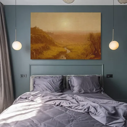 Vista 8 de MHART Tivoli by Sanford Robinson Gifford Art Poster Posters Art Print Wall Photo Paint Poster Hanging Picture Family Bedroom Decor Gift