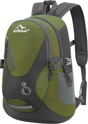 Vista 16 de sunhiker Pequeña mochila de senderismo para mujeres y hombres, 20L, ligera, mochila de viaje, mochila casual para ciclismo, acampar al aire libre