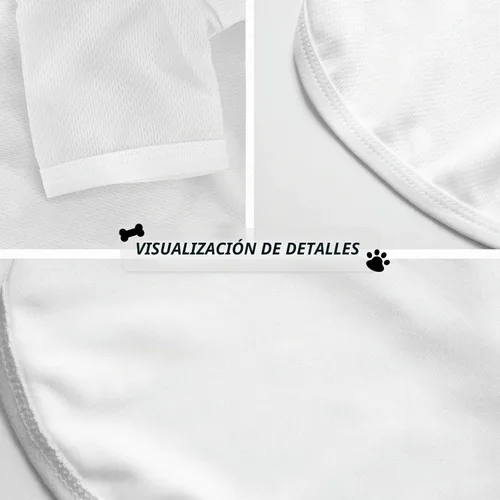 Vista 4 de SWEET TANG Camisas refrescantes para perros pequeños, de secado rápido, ropa de verano para perros pequeños, ligera, transpirable, camiseta