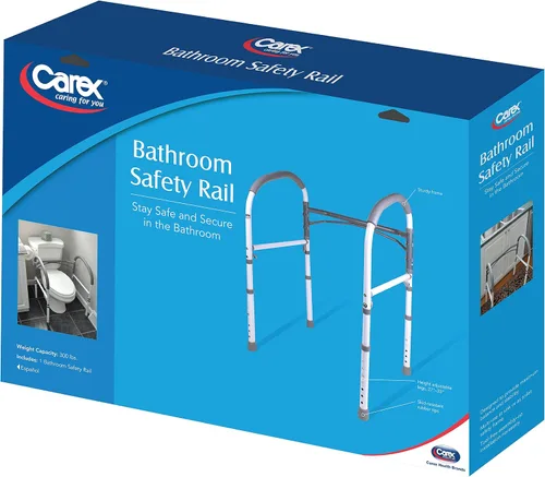 Vista 9 de Carex Health Brands, pasamanos de seguridad para cuarto de baño