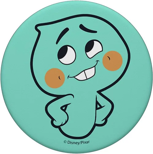 Vista 3 de Disney Pixar Soul 22 Big Portrait PopSockets PopGrip: agarre intercambiable para teléfonos y tabletas