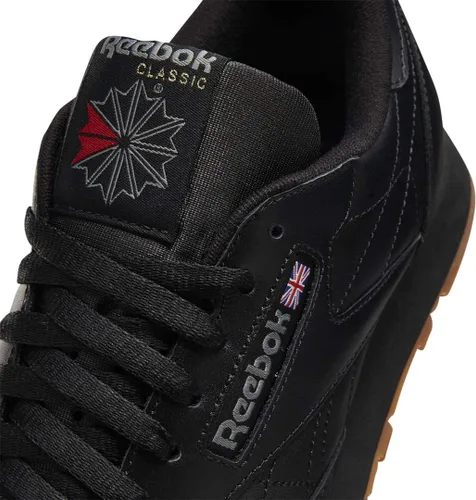Vista 10 de Reebok, zapatilla informal clásica de piel, para hombre., negro