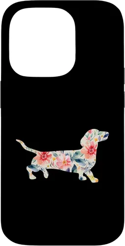 Vista 16 de Funda para perro salchicha floral para iPhone 12 mini