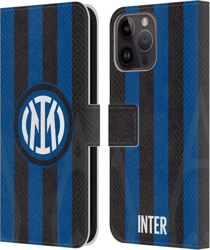 Vista 67 de Head Case Designs Officially Licensed Inter Milan Away 2025/26 Crest Kit Leather Wallet Case Compatible with Apple iPhone 11