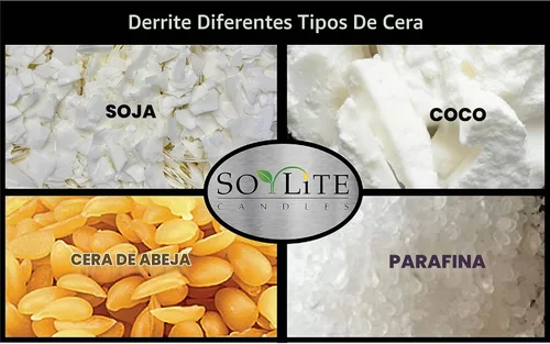 Vista 4 de Derretidor de cera para hacer velas, tiene capacidad para aproximadamente 7 cuartos de galón o 14 libras de cera derretida, el derretidor de cera