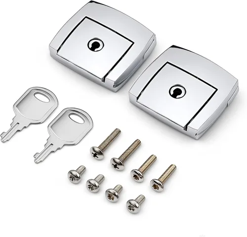 Vista 5 de Cerrojo para maletero Tour Pack Pak Compatible con Harley Touring Electra Glide 1988-1999 2000-2013