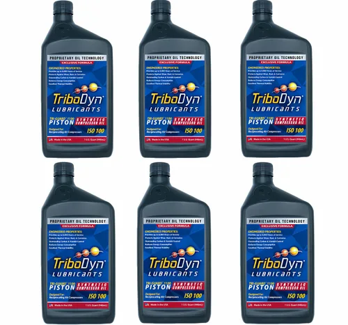 Vista 10 de Aceite de compresor de aire sintético sin detergente de 8,000 horas – TRI-Guard 1100, ISO 100, SAE 30 compresor de pistón – jarra de 1 galón