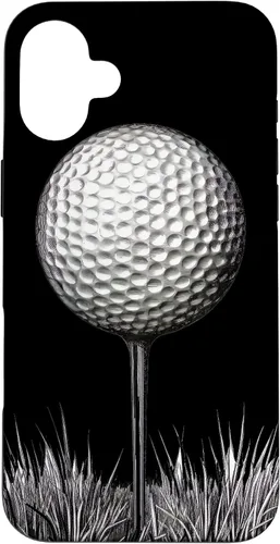 Vista 23 de Funda para iPhone 17 con pelota de golf en camiseta para jugadores de golf