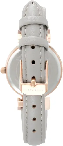 Vista 4 de Anne Klein Reloj con correa de cuero para mujer