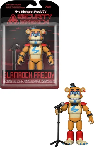 Vista 3 de POP Figura de acción Funko: Five Nights at Freddy's, Security Breach - Glamrock Fred, Multicolor