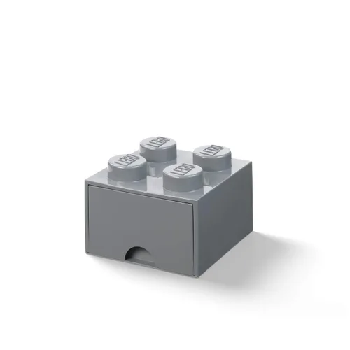Vista 18 de LEGO - Cajón de ladrillos, 4 perillas, 1 cajón, caja de almacenamiento apilable, color verde menta aguamarina