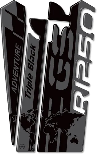 Vista 2 de labelbike - Adhesivo 3D Protector de depósito de motocicleta y decoración en resina compatible con BMW R 1250 GS Adventure Triple Black 2020-2022