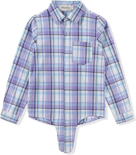Vista 3 de Noomelfish Camisa de manga larga con botones para niñas (5-12 años)