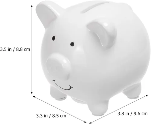 Vista 3 de Hucha de ahorro de dinero de dibujos animados de ahorro de dinero olla de dinero