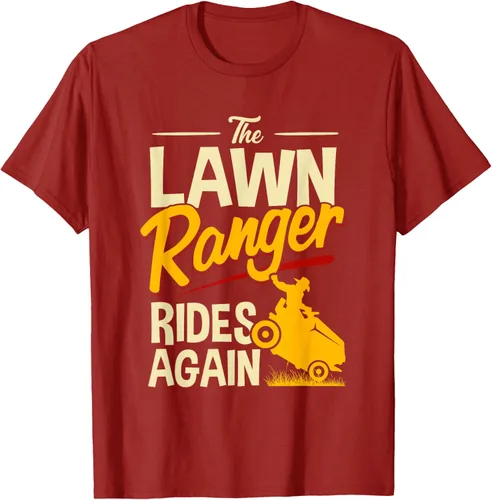Vista 52 de The Lawn Ranger Rides Again - Camiseta de corte de césped Azul Marino
