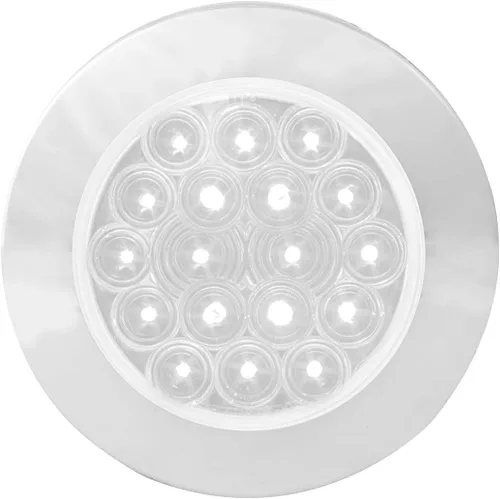 Vista 19 de GG Grand General 75870 Luz LED ámbar/ámbar (4" flota 18 brida montaje con bisel, 3 clavijas)