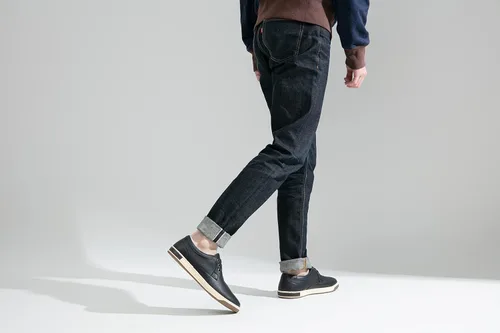 Vista 7 de Vostey Men's Sneakers Fashion Casual Shoes Dress Sneaker Oxford Shoes