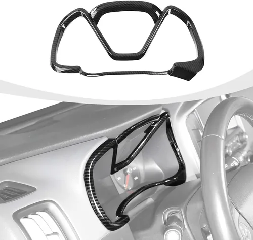 Vista 8 de RAZPOY Moldura del panel de salpicadero, cubierta de tablero de consola central compatible con Chevy Colorado 2014-2022 y accesorios interiores