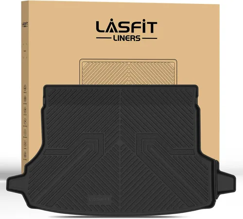 Vista 21 de LASFIT Alfombrillas para automóvil, para todo tipo de clima, elastómero termoplástico personalizable, accesorios para piso y carga de maletero