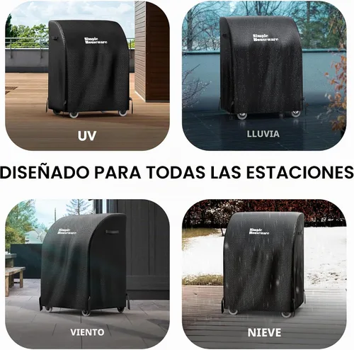Vista 4 de Simple Houseware Cubierta resistente para parrilla de gas para barbacoa