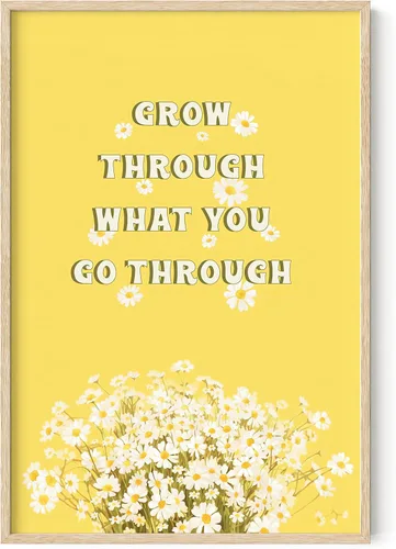 Vista 13 de HAUS AND HUES Arte de pared con citas motivacionales, bonito póster, decoración de pared para niñas adolescentes, bonito póster de afirmación