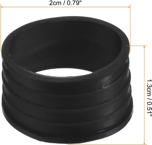 Vista 2 de PATIKIL Anillo de agarre para raqueta de bádminton, anillo de fijación de raqueta, anillo de goma antideslizante y absorbente en su lugar