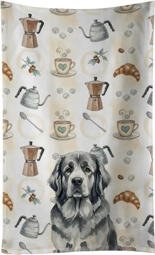 Vista 30 de Caroline's Treasures Afghan Hound - Toalla de cocina para barra de café, terciopelo frontal y lazo de algodón, lavable a máquina Sabueso afgano
