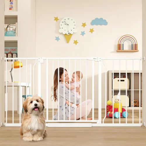 Vista 18 de Puerta para bebé con cierre automático, puerta para perros de 29 a