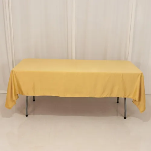 Vista 122 de Efavormart - Mantel rectangular de satén sin costuras, color azul polvoriento, 60 x 126 pulgadas Azul empolvado