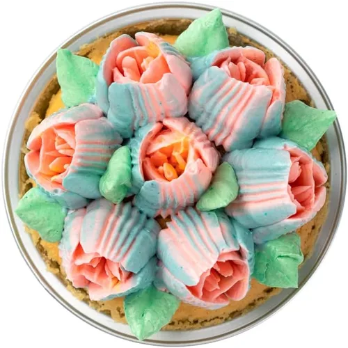 Vista 22 de Restaurantware Pastry Tek - Punta de tubería rusa, 1 punta para decoración de pastel de rosas, punta de decoración de acero inoxidable #9 resistente