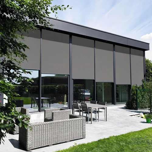 Vista 11 de ZSHINE Persianas enrollables motorizadas para patio al aire libre