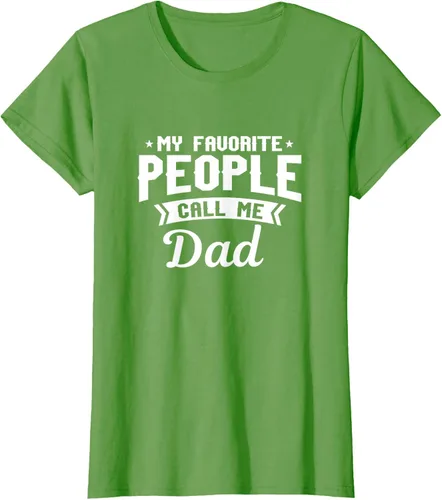 Vista 4 de My Favorite People Call Me Dad - Camiseta divertida, Negro, S