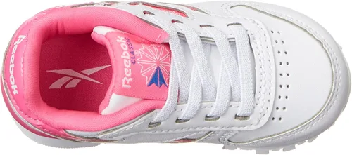 Vista 5 de Reebok Tenis clásicos unisex de cuero Step N Flash Light Up