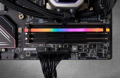 Vista 7 de Corsair Vengeance RGB Pro 16GB (1x16GB) DDR4 3600 (PC4-28800) C18 optimizado para AMD Ryzen - Negro (CMW16GX4M1Z3600C18)