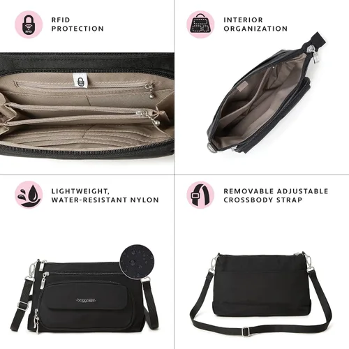 Vista 3 de Baggallini Original RFID Everyday Crossbody Bag