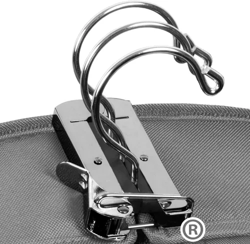 Vista 5 de WallyBags Bolsa de viaje de lujo de 52 pulgadas con dos bolsillos, perfecta para vestidos, trajes, hombres y mujeres, Gris, Bolsa de ropa de viaje