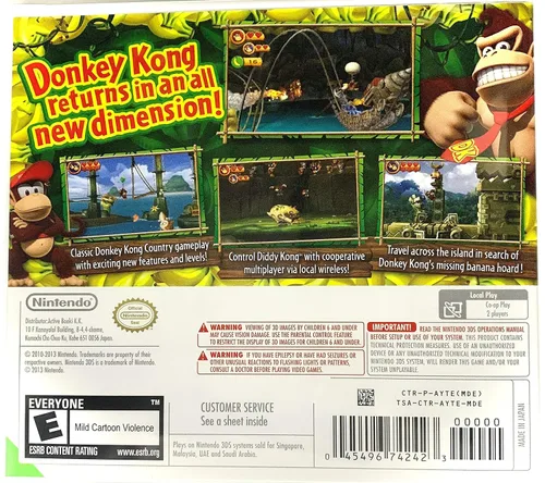 Vista 2 de 3DS Donkey Kong Returns - World Edition