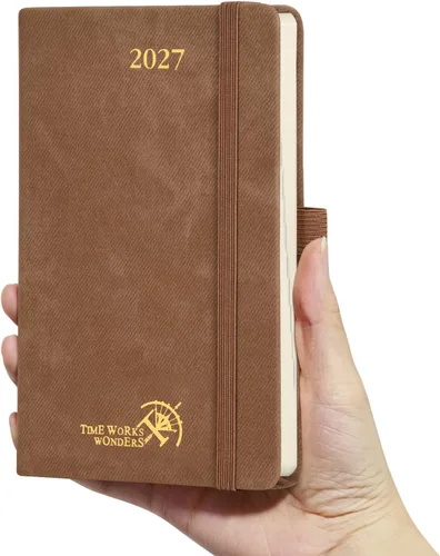 Vista 37 de POPRUN Agenda semanal y mensual 2027, libro de citas grande de 8.5 x 10.5 Verde oliva