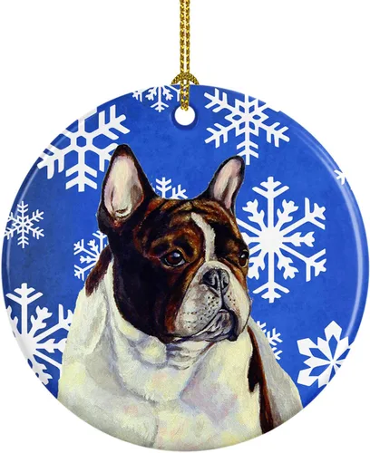 Vista 100 de Caroline's Treasures Cavalier Spaniel - Adorno de cerámica para colgar en el árbol de Navidad, para el hogar, Navidad, fiestas, regalo, 3 pulgadas