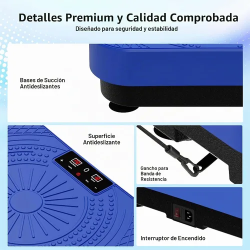 Vista 8 de Homesy Vibration Plate Exercise Machine Shake Plate for Lymphatic Drainage