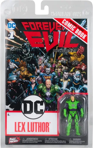 Vista 8 de McFarlane Toys - DC Direct Page Punchers Lex Luthor Figura de 3 pulgadas con Forever Evil Comic