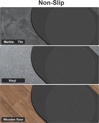 Vista 4 de PrismXR Extra Large Non-Slip VR Mat (55''x35'') - Soft & Comfortable with Supportive Cushioning - Ideal for Oculus Quest 2, HTC Vive, PSVR and More