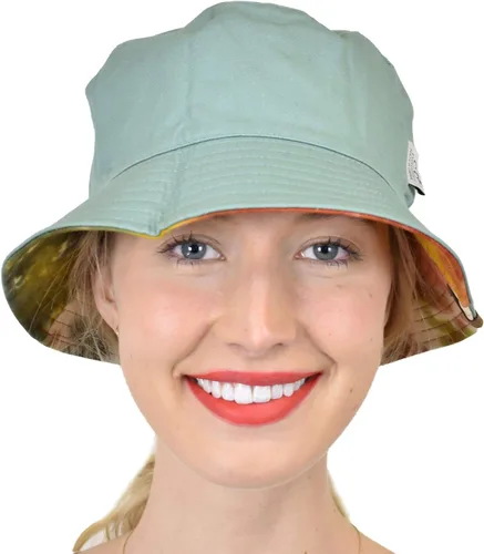 Vista 2 de C.C Unisex 100% algodón Packable Reversible Tie Dye Bucket Sun Hat