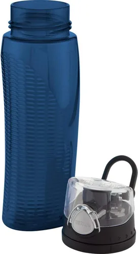 Vista 2 de Thermos 10792 Botella de agua de hidratación con medidor, azul medianoche, 24.0 fl oz