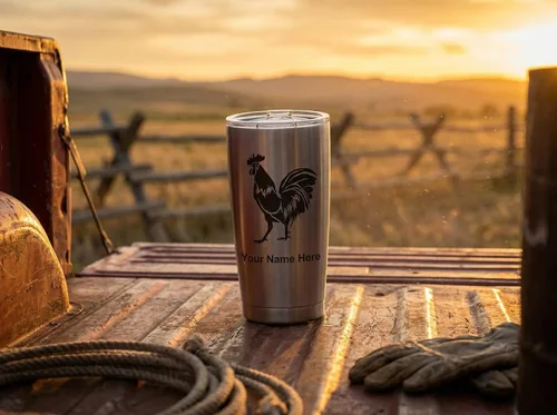 Vista 101 de LaserGram Vaso aislado al vacío de 20 onzas, notas musicales, grabado personalizado incluido (negro)