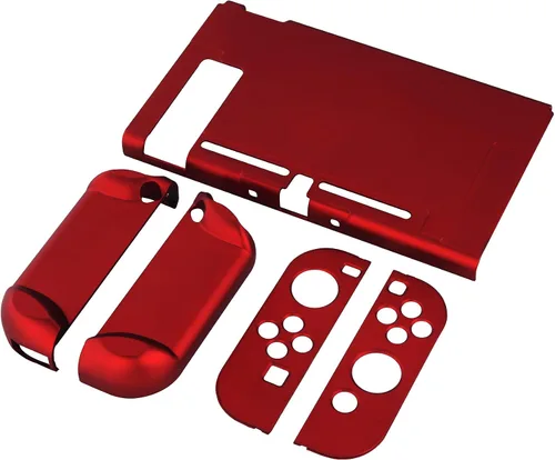 Vista 9 de eXtremeRate PlayVital - Carcasa trasera para consola Nintendo Switch, controlador de mano NS Joycon protector separable, carcasa dura, funda