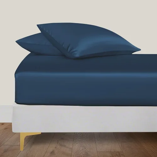 Vista 28 de LINENWALAS Sábana plana Full solamente - Sábana de cama de rayón derivado de seda de bambú, sábana premium transpirable refrescante, sábana superior