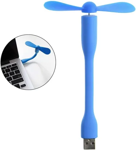 Vista 2 de Ventilador de enfriamiento USB Gadgets electrónicos Ventilador Led USB Mini Ventilador Portátil Flexible Enfriador Para Portátil Teléfono