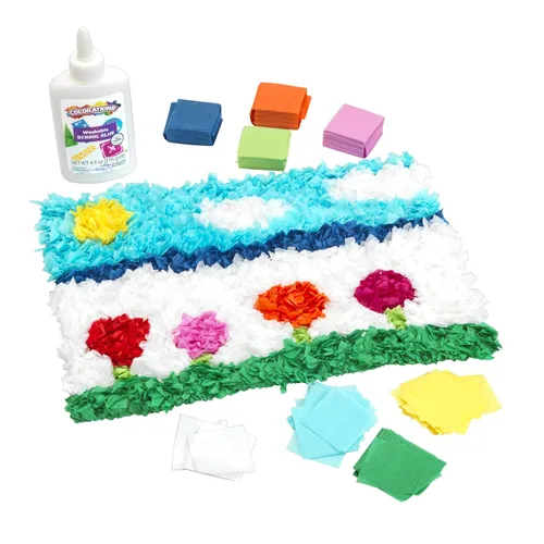 Vista 5 de Colorations® Mini cuadros de tejido – 10 colores, 5,000 piezas